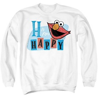 Men's Disney's Elmo H Is For Happy Graphic Sweatshirt