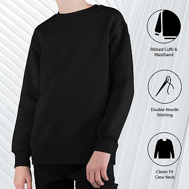 Girls 7-16 Friendship Beads Bow Crew Fleece Sweatshirt