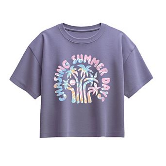 Girls 7-16 Chasing Summer Days Boxy Tee