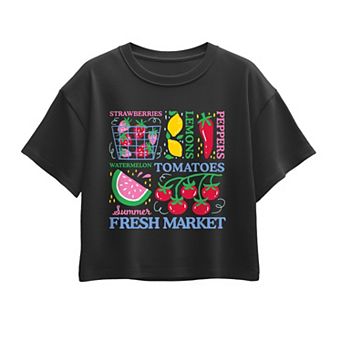 Girls 7-16 Summer Fresh Market Boxy Tee