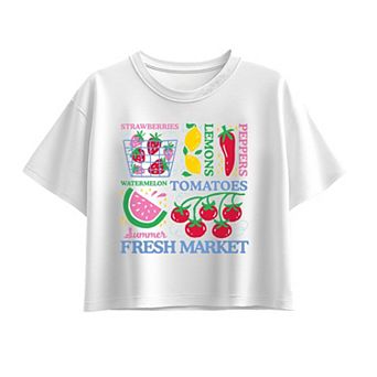 Girls 7-16 Summer Fresh Market Boxy Tee