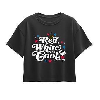 Girls 7-16 Peanuts Boxy Tee