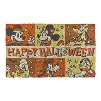 Disney's Mickey Mouse & Friends Happy Halloween Coir Doormat 18" x 30"