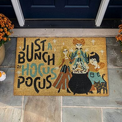 Disney's Hocus Pocus Halloween Coir Doormat 18" x 30"