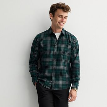 Men’s Apt. 9® Long Sleeve Stretch Twill Shirt