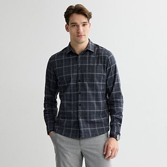 Men’s Apt. 9® Long Sleeve Stretch Twill Shirt