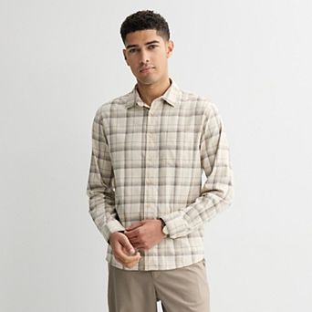 Men’s Apt. 9® Long Sleeve Stretch Twill Shirt