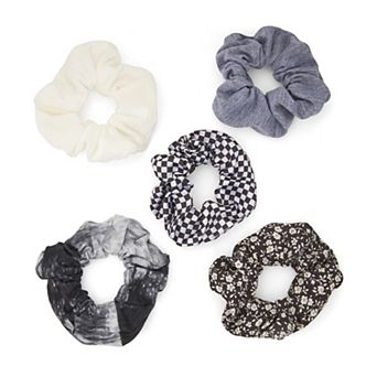 SO® Mix Print Scrunchie 5-Pack