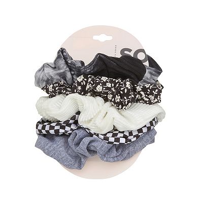 SO® Mix Print Scrunchie 5-Pack