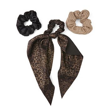 SO® 3-Pack Mixed Scrunchies