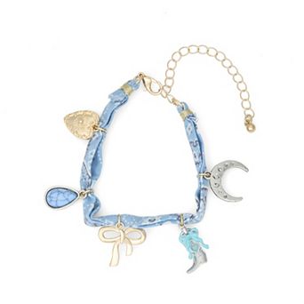 SO® Two Tone Boho Charm Bracelet