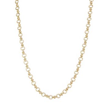 SO® Gold Tone Statement Chain Necklace