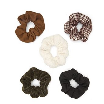 SO® 5 pc Multi Scrunchie Set