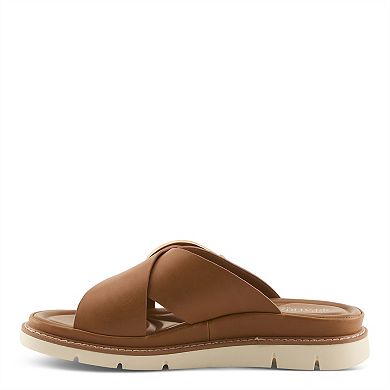 Patrizia Marynia Women's Buckle Accent Slide Sandals