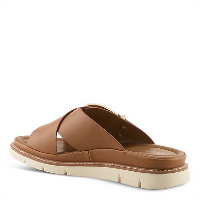 Patrizia Marynia Women's Buckle Accent Slide Sandals