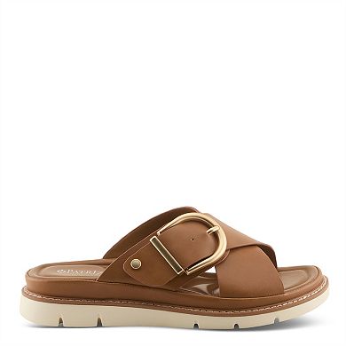 Patrizia Marynia Women's Buckle Accent Slide Sandals