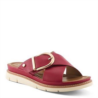 Patrizia Marynia Women's Buckle Accent Slide Sandals