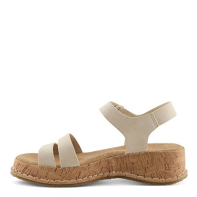 Patrizia Moniece Women's Adjustable Wedge Sandals