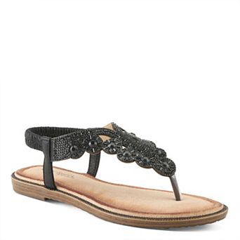 Patrizia Parry Women's Beaded Thong Sandals