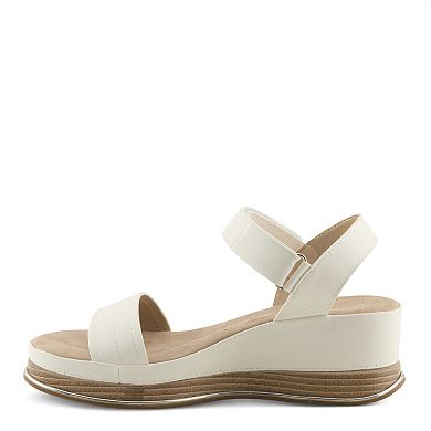 Patrizia Sahil Women's Adjustable Wedge Sandals