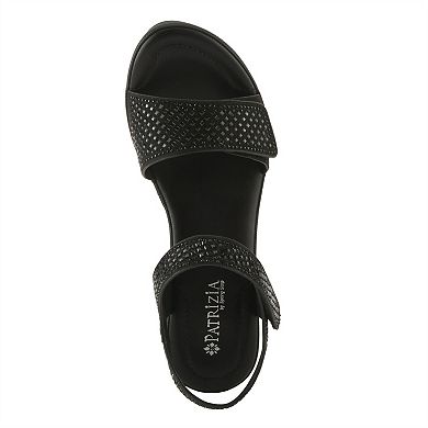 Patrizia Shine Women's Woven Slingback Heeled Sandals