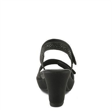 Patrizia Shine Women's Woven Slingback Heeled Sandals