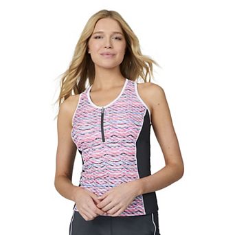 Free Country Women's Mesh Racerback Tankini Top