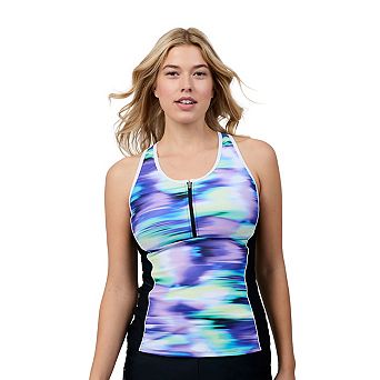 Free Country Women's Mesh Racerback Tankini Top