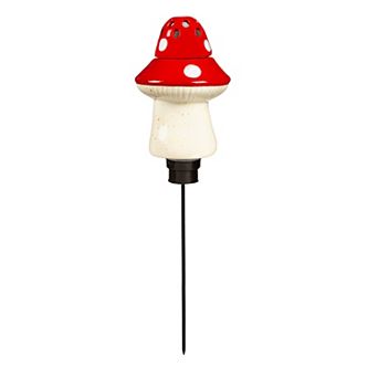 Evergreen Enterprises Ceramic Mushroom Fruit Fly & Gnat Trap with Watering Globe