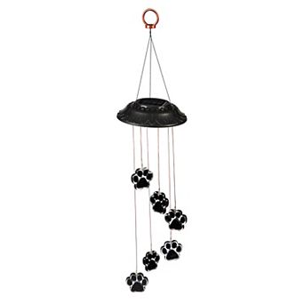 Evergreen Enterprises Solar Paw Print Color Changing Hanging Mobile