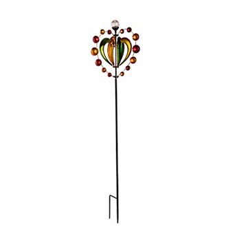 Evergreen Enterprises 81-Inch Solar Metal Wind Spinner