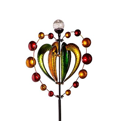 Evergreen Enterprises 81-Inch Solar Metal Wind Spinner