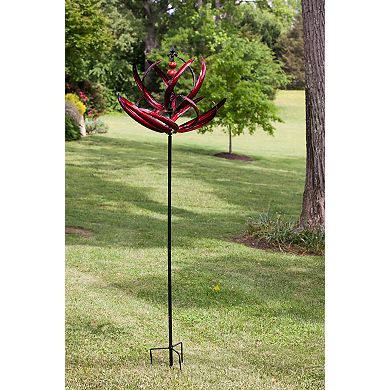 Evergreen Enterprises 91-Inch Waves in Motion Wind Spinner Outdoor Decor