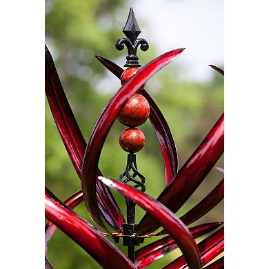 Evergreen Enterprises 91-Inch Waves in Motion Wind Spinner Outdoor Decor