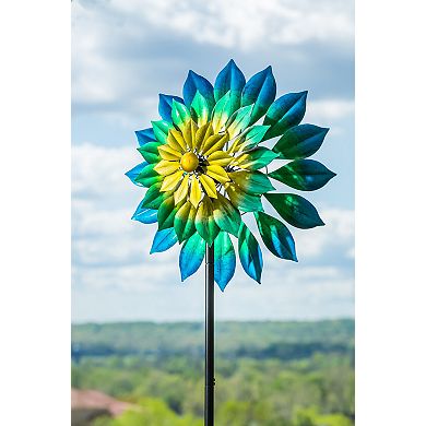 Evergreen Enterprises Oceanic Dimensions Wind Spinner Outdoor Decor 75-Inch