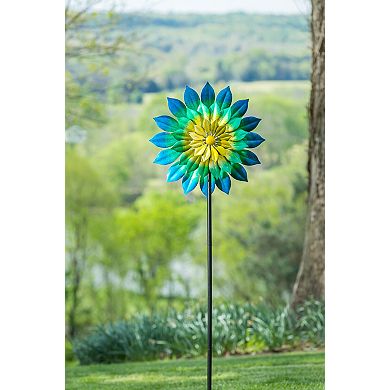 Evergreen Enterprises Oceanic Dimensions Wind Spinner Outdoor Decor 75-Inch