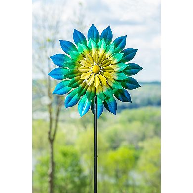 Evergreen Enterprises Oceanic Dimensions Wind Spinner Outdoor Decor 75-Inch