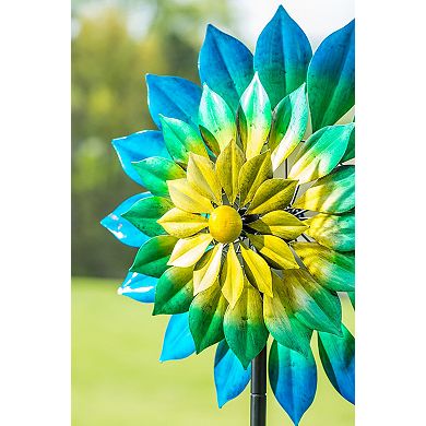 Evergreen Enterprises Oceanic Dimensions Wind Spinner Outdoor Decor 75-Inch