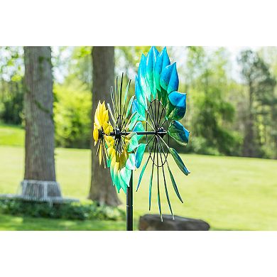 Evergreen Enterprises Oceanic Dimensions Wind Spinner Outdoor Decor 75-Inch
