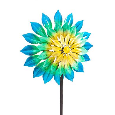 Evergreen Enterprises Oceanic Dimensions Wind Spinner Outdoor Decor 75-Inch