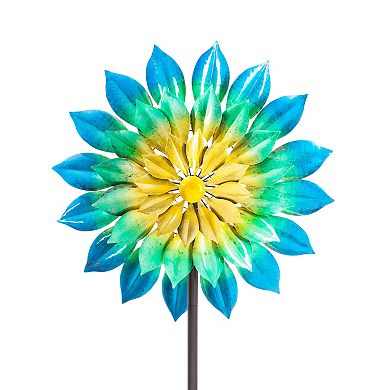Evergreen Enterprises Oceanic Dimensions Wind Spinner Outdoor Decor 75-Inch