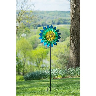 Evergreen Enterprises Oceanic Dimensions Wind Spinner Outdoor Decor 75-Inch