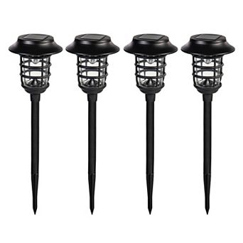 Evergreen Enterprises 4-Pack Solar Pathway Lights