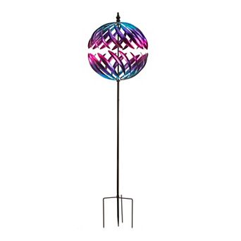 Evergreen Enterprises Bold Movement Kinetic Wind Spinner Outdoor Decor 60-inch