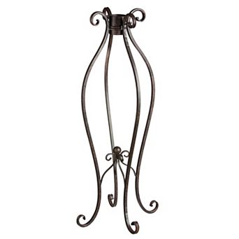 Evergreen Enterprises Curlicue Metal Gazing Ball Stand Outdoor Decor