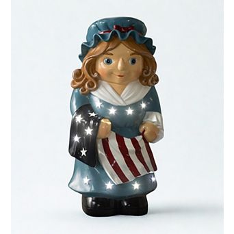 Evergreen Enterprises Lighted Betsy Ross Statue Indoor / Outdoor Decor