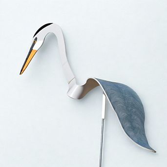 Evergreen Enterprises Great Blue Heron Dancing Bird Indoor / Outdoor Decor