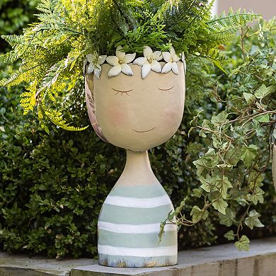 Evergreen Enterprises Striped Head Planter