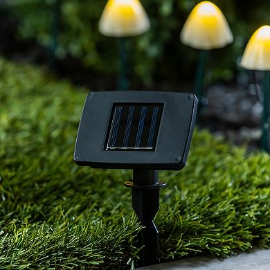 Evergreen Enterprises Solar Light Mushroom String Stakes