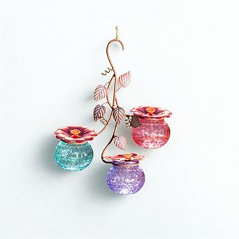 Evergreen Enterprises Three Bulb Hummingbird Feeder Decor